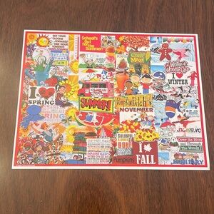 White Mountain I love seasons puzzle-1,000 pieces